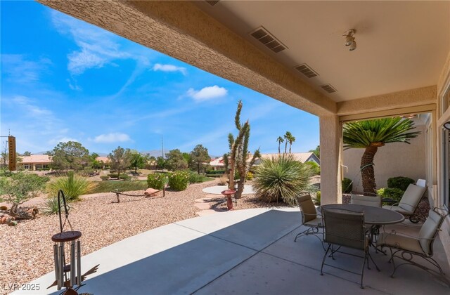 9812 Folsom Dr, Las Vegas, NV 89134 - view of patio / terrace with outdoor dining space