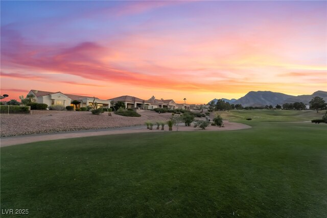 9812 Folsom Dr, Las Vegas, NV 89134 - view of grassy yard featuring a residential view