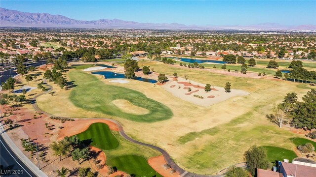 9812 Folsom Dr, Las Vegas, NV 89134 - view of property location featuring a water and mountain view and a local golf course