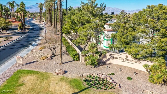 9812 Folsom Dr, Las Vegas, NV 89134 - aerial view of mountains