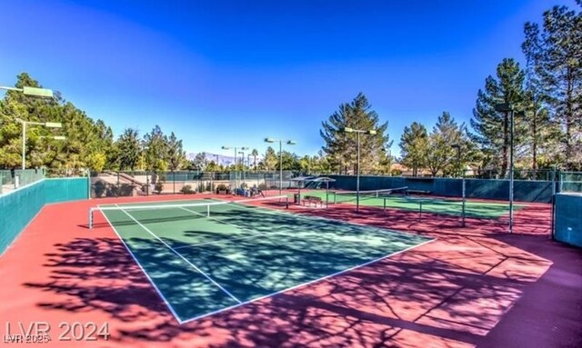 9812 Folsom Dr, Las Vegas, NV 89134 - view of tennis court