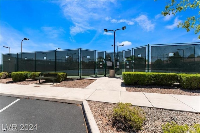 9812 Folsom Dr, Las Vegas, NV 89134 - view of home's community with a tennis court