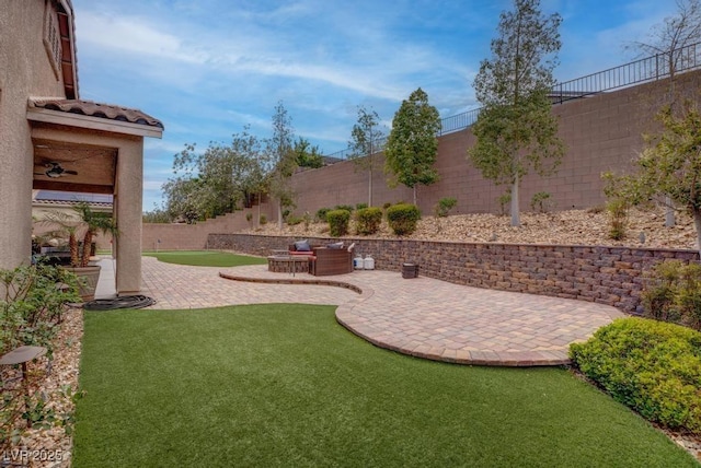 6985 Hopi Summit Ct, Las Vegas, NV 89149 - view of yard featuring a patio