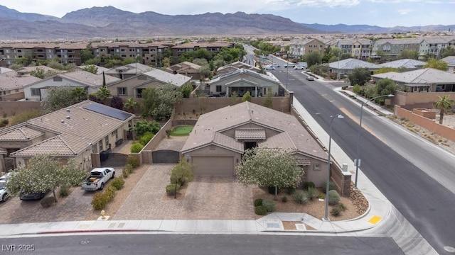 6985 Hopi Summit Ct, Las Vegas, NV 89149 - aerial perspective of suburban area with a mountain backdrop