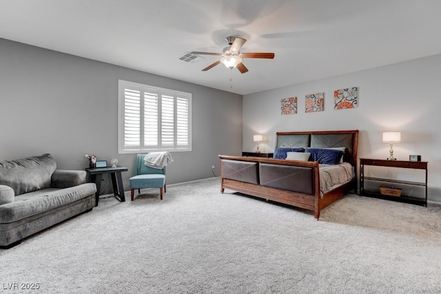 6985 Hopi Summit Ct, Las Vegas, NV 89149 - bedroom with carpet flooring and a ceiling fan