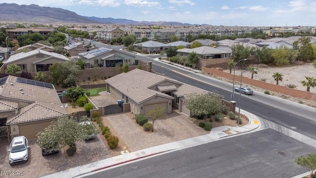 6985 Hopi Summit Ct, Las Vegas, NV 89149 - aerial view of residential area with a mountainous background