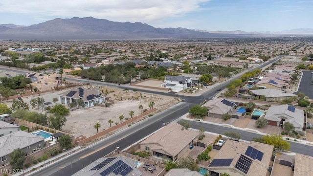 6985 Hopi Summit Ct, Las Vegas, NV 89149 - aerial view of residential area featuring a mountainous background