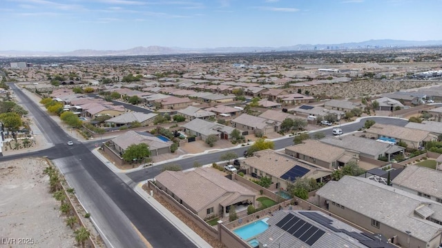 6985 Hopi Summit Ct, Las Vegas, NV 89149 - aerial perspective of suburban area with mountains