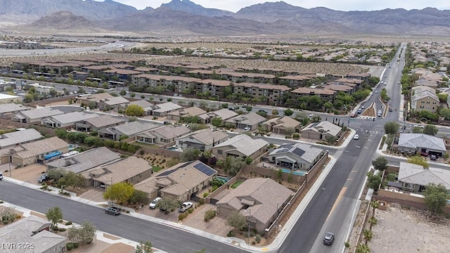 6985 Hopi Summit Ct, Las Vegas, NV 89149 - aerial view of residential area with a mountain backdrop