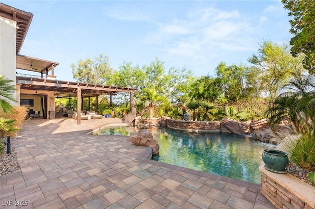 10301 Orkiney Dr, Las Vegas, NV 89144 - swimming pool featuring a patio area
