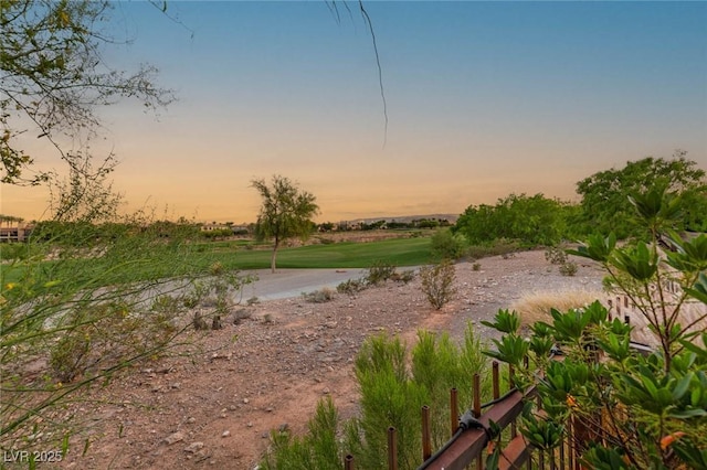 10301 Orkiney Dr, Las Vegas, NV 89144 - view of yard at dusk