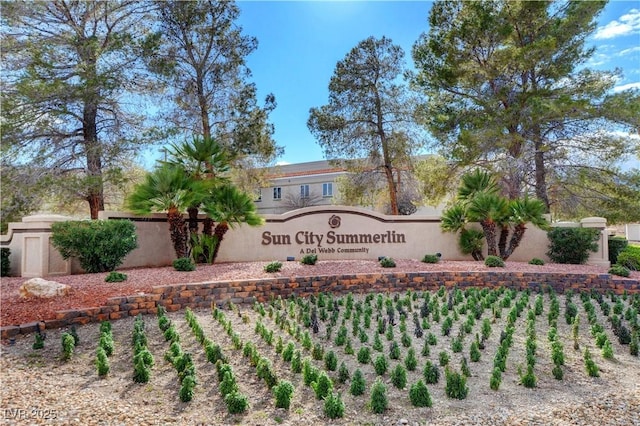 2805 Hanging Rock Dr, Las Vegas, NV 89134 - community / neighborhood sign with agricultural plots
