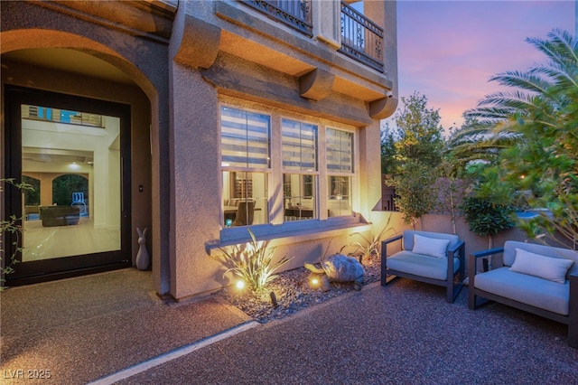 2240 Boutique Ave, Henderson, NV 89044 - view of patio / terrace with a balcony