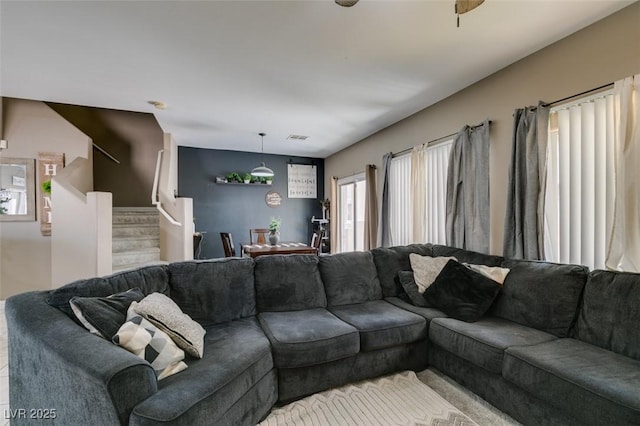 5509 Ante Up Ct Unit 102, Las Vegas, NV 89122 - living area featuring stairway