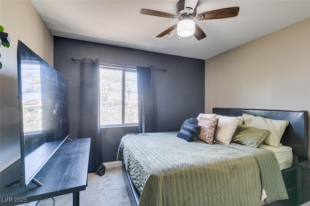 5509 Ante Up Ct Unit 102, Las Vegas, NV 89122 - bedroom with light carpet and a ceiling fan