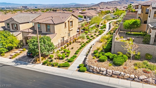11847 Corenzio Ave, Las Vegas, NV 89138 - aerial view of residential area with a mountain backdrop