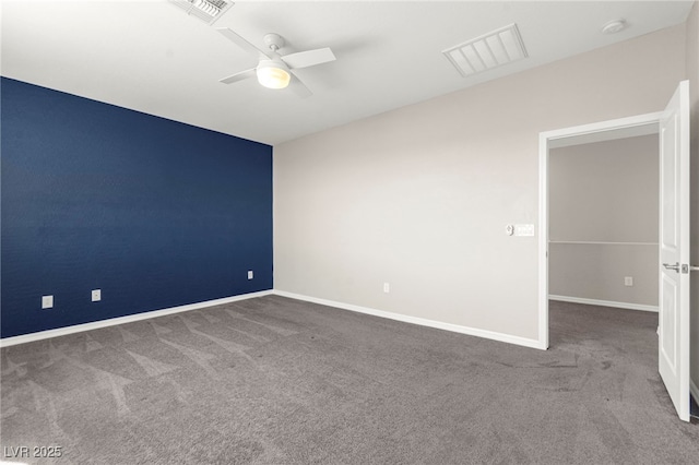 11847 Corenzio Ave, Las Vegas, NV 89138 - empty room featuring carpet floors, ceiling fan, a smoke detector, and baseboards