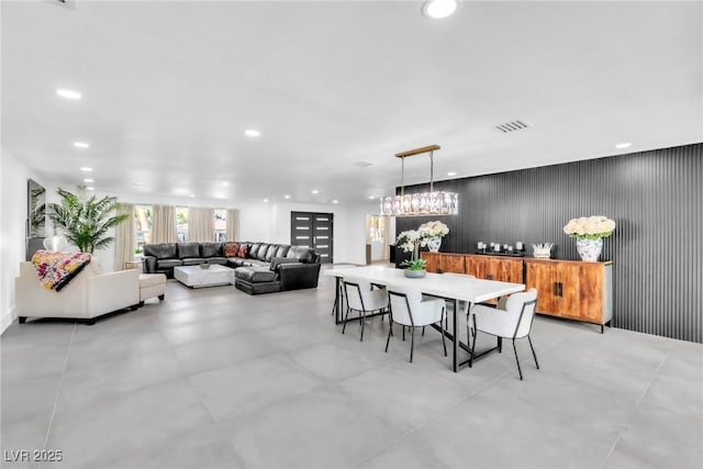 3189 Montecito Dr, Las Vegas, NV 89120 - dining space featuring recessed lighting and concrete flooring