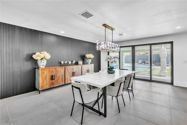 3189 Montecito Dr, Las Vegas, NV 89120 - dining space with a chandelier and recessed lighting