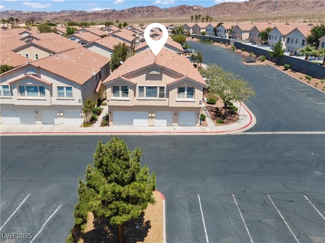 2596 Lazy Saddle Dr, Henderson, NV 89002 - aerial view of residential area with a mountainous background