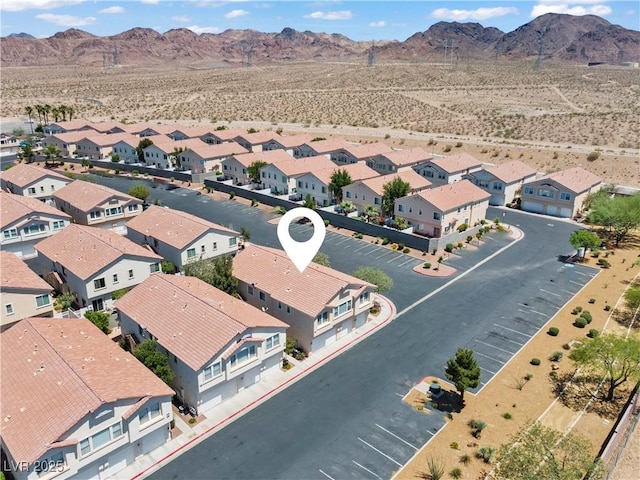 2596 Lazy Saddle Dr, Henderson, NV 89002 - aerial perspective of suburban area with a mountain backdrop