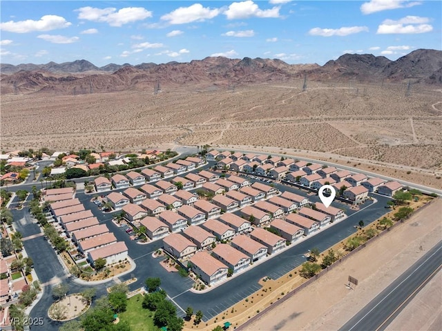2596 Lazy Saddle Dr, Henderson, NV 89002 - view of property location with mountains, nearby suburban area, and a desert landscape