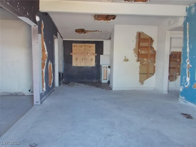 1912 Statz St, North Las Vegas, NV 89030 - hallway with unfinished concrete flooring