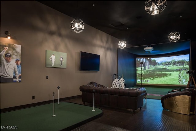 1683 Tangiers Dr, Henderson, NV 89012 - cinema featuring baseboards