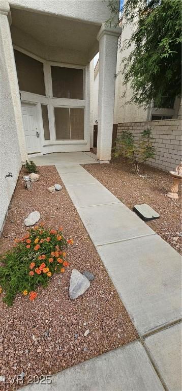 3750 Morning Canyon St, Las Vegas, NV 89147 - view of exterior entry featuring stucco siding
