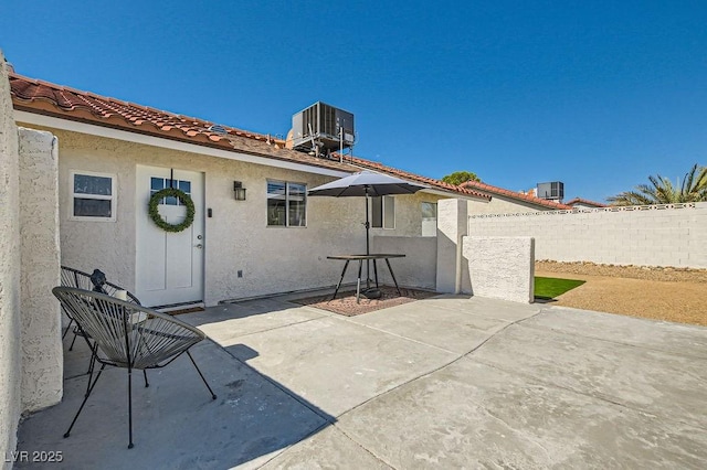 445 Concord Way, Henderson, NV 89015 - view of patio featuring central AC
