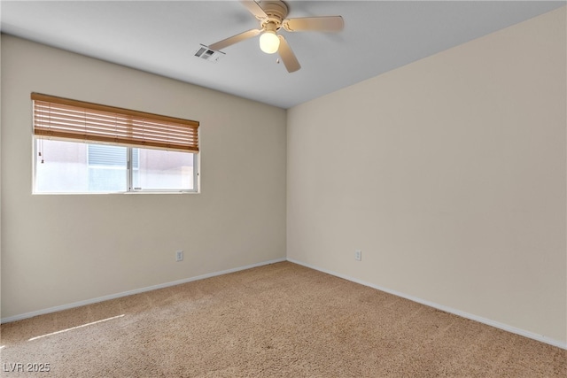 10791 Silver Lace Ln, Las Vegas, NV 89135 - carpeted spare room with ceiling fan and baseboards