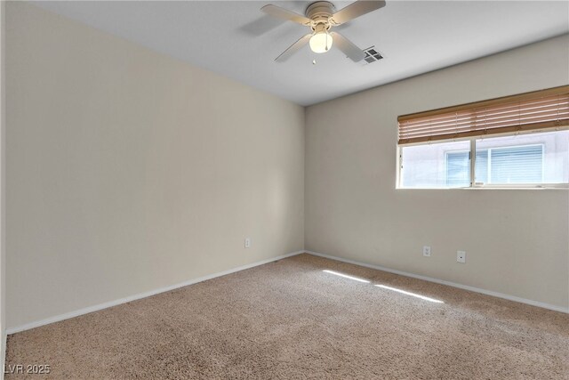 10791 Silver Lace Ln, Las Vegas, NV 89135 - unfurnished room featuring a ceiling fan, carpet, and baseboards