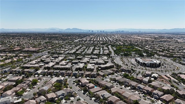 10791 Silver Lace Ln, Las Vegas, NV 89135 - aerial perspective of suburban area featuring a mountainous background