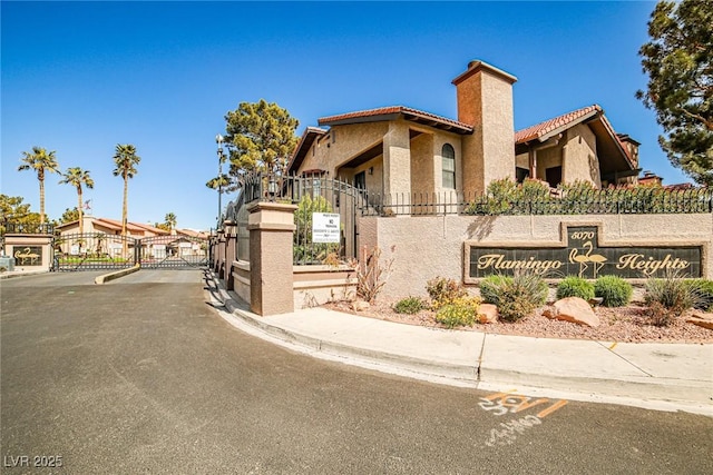 4083 Nook Way Unit D, Las Vegas, NV 89103 - community sign with a gate