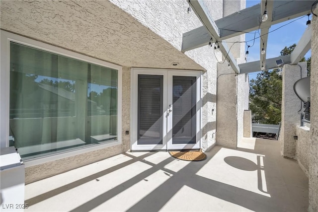 8932 Antioch Way, Las Vegas, NV 89117 - view of patio / terrace featuring french doors