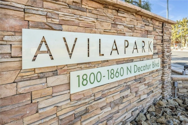 1832 N Decatur Blvd Unit 104, Las Vegas, NV 89108 - view of community sign