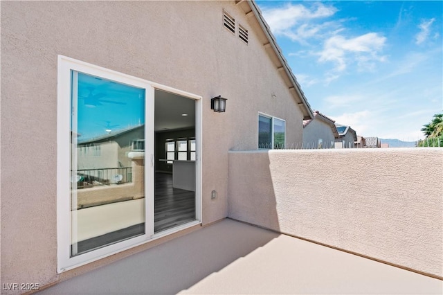 5116 Iron Crossing Ave, Las Vegas, NV 89131 - view of patio / terrace with a balcony