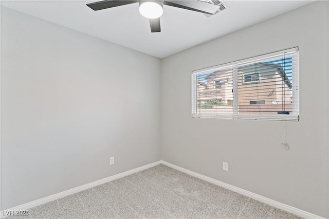 5116 Iron Crossing Ave, Las Vegas, NV 89131 - carpeted spare room with baseboards and a ceiling fan
