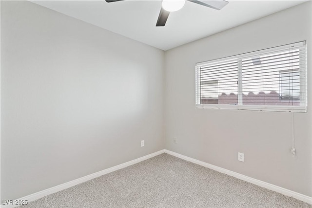 5116 Iron Crossing Ave, Las Vegas, NV 89131 - carpeted empty room featuring ceiling fan and baseboards