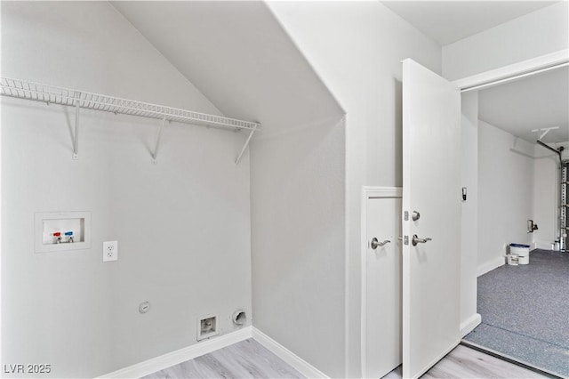 5116 Iron Crossing Ave, Las Vegas, NV 89131 - washroom featuring washer hookup, gas dryer hookup, hookup for an electric dryer, and baseboards