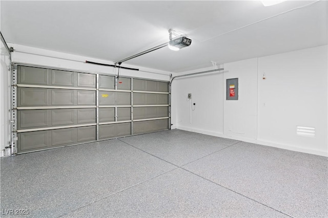 5116 Iron Crossing Ave, Las Vegas, NV 89131 - garage with a garage door opener and electric panel