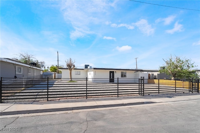 5069 Hallet Dr, Las Vegas, NV 89122 - view of front of home with a fenced front yard