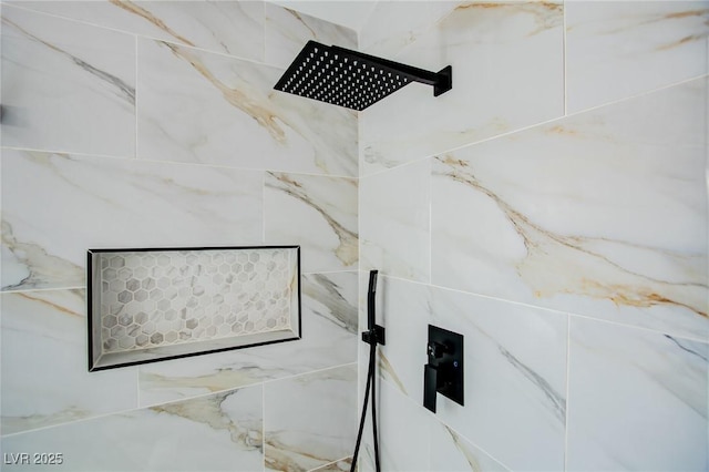6387 Azurelyn Ave, Las Vegas, NV 89122 - bathroom view of a marble finish shower