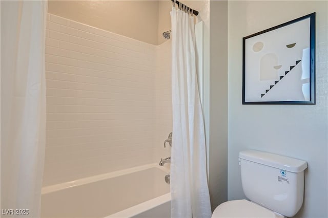9564 Archer Peak Ct, Las Vegas, NV 89143 - bathroom with shower / tub combo and toilet