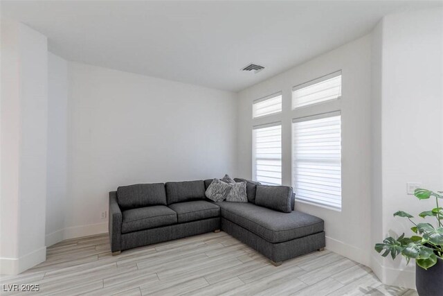 271 E Shelbourne Ave, Las Vegas, NV 89123 - living area with light wood-style flooring and baseboards