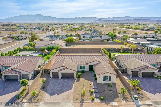 8665 Jerlyn St, Las Vegas, NV 89113 - aerial view of residential area with a mountain backdrop