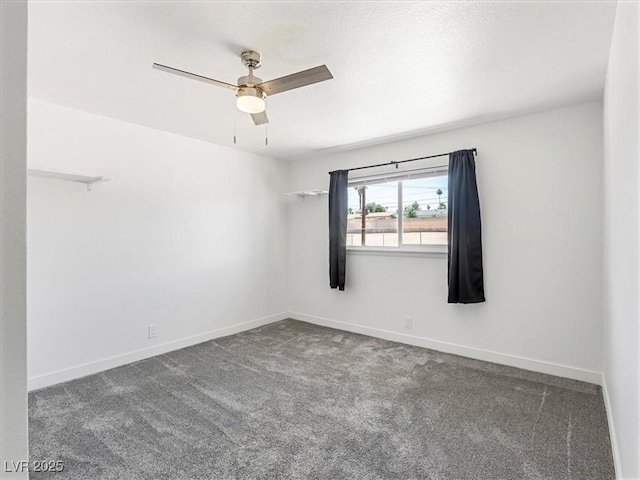 1700 E Oakey Blvd, Las Vegas, NV 89104 - carpeted empty room featuring ceiling fan and baseboards