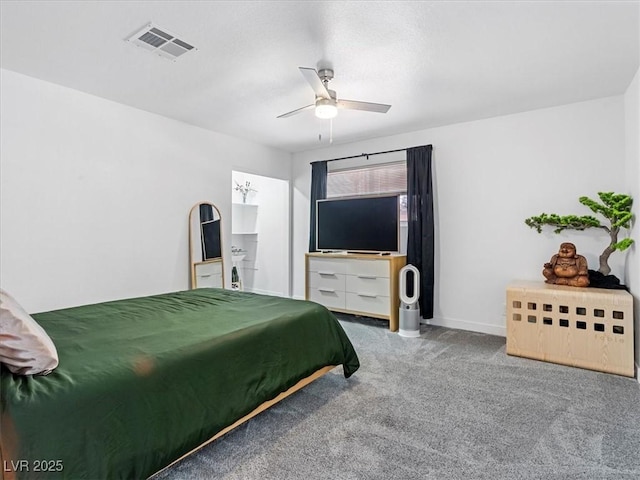 1700 E Oakey Blvd, Las Vegas, NV 89104 - bedroom with carpet floors, ceiling fan, and baseboards