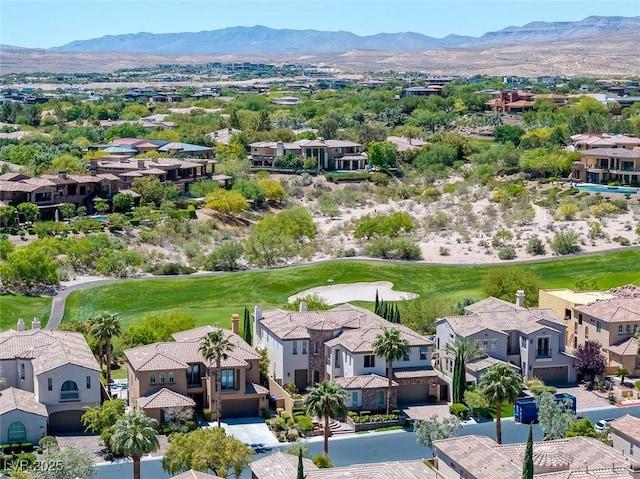 11503 Glowing Sunset Ln, Las Vegas, NV 89135 - aerial perspective of suburban area featuring a mountainous background