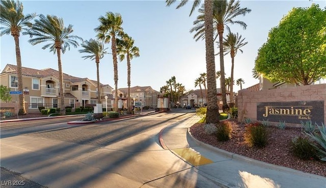 5855 Valley Dr Unit 1070, North Las Vegas, NV 89031 - community sign with a residential view